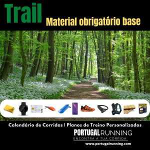 material obrigatório trail